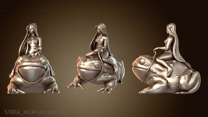 Статуэтки девушки Леди-лягушка