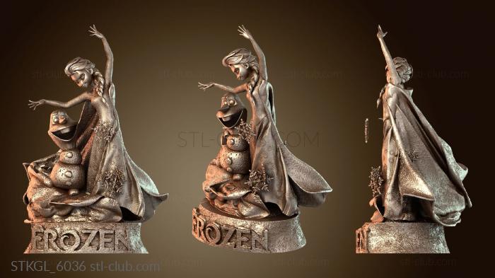Статуэтки девушки Замороженная фантазия