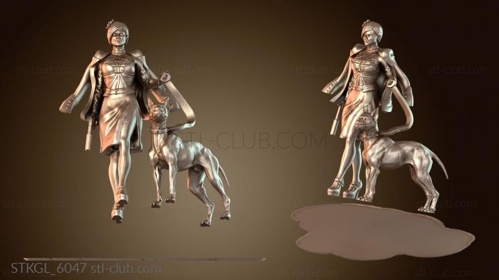 Статуэтки девушки Собака Шарлотты Гангстер Леди