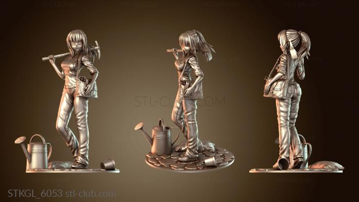 Статуэтки девушки Девушка из сада