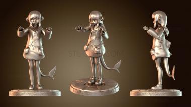 3D модель Гавр Гура (STL)