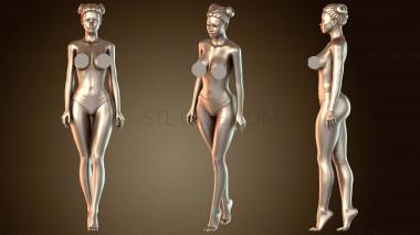 3D модель Смелая Девушка (STL)