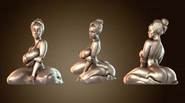 3D модель Энергичная девушка (STL)