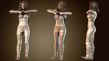 3D модель Девушка мигает (STL)