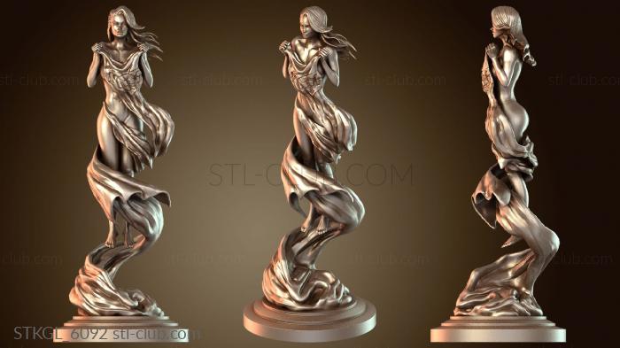 Статуэтки девушки Девушка-генерал