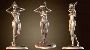 3D модель Девушка в купальнике (STL)