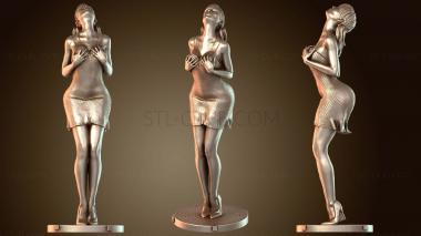 3D модель Девушка под дождём (STL)