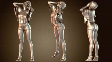 3D модель Задумчивая девушка (STL)