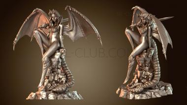 3D модель Творческая Девушка (STL)