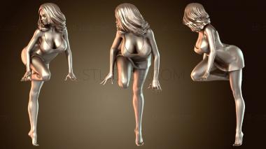 3D модель Созерцательная девушка (STL)