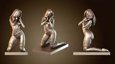 3D модель Подставка для телефона для девочек (STL)