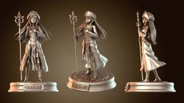 3D модель Волосы на спине гоблинской жрицы (STL)