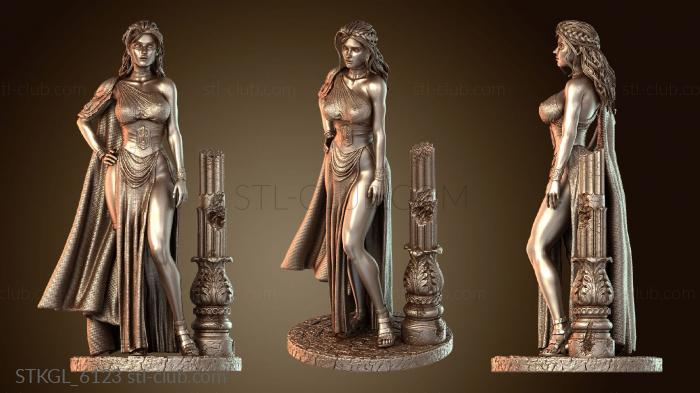 Статуэтки девушки Гречанка в доспехах