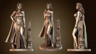 3D модель Гречанка в доспехах (STL)