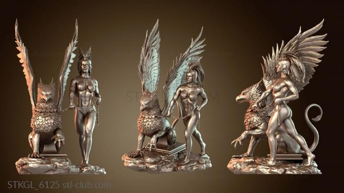 Статуэтки девушки Хранитель грифонов