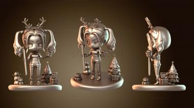 3D модель Харли Квинн (STL)