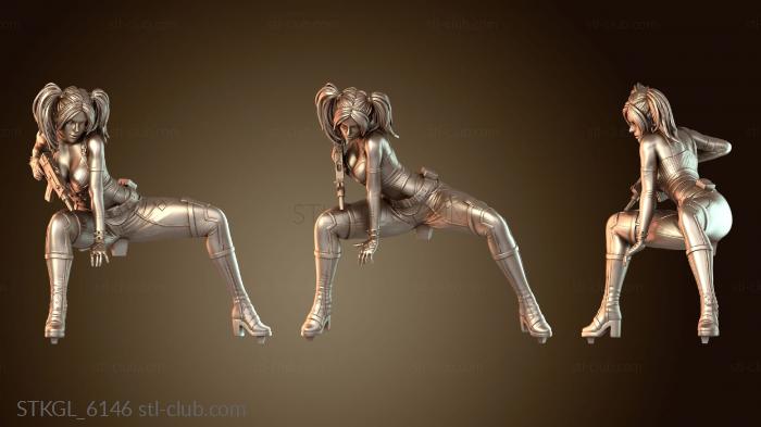 Статуэтки девушки Харли Квинн Соарес Арм