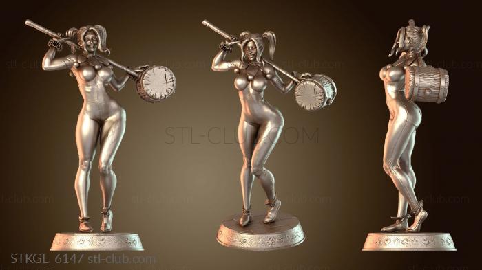 Статуэтки девушки Харли Квинн Соарес Арм