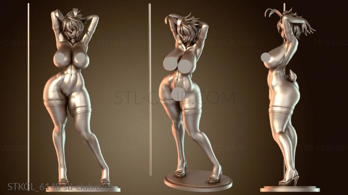 Статуэтки девушки Харрибел Рашзилла Обнаженная