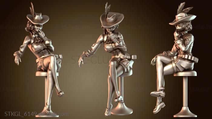 Статуэтки девушки Хару Окумура