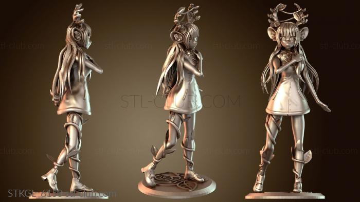 Статуэтки девушки Харука Карибу