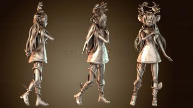 3D модель Игривая Харука Карибу (STL)