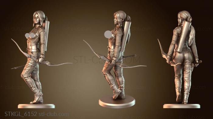 Статуэтки девушки Соколиный глаз Кейт NSFW