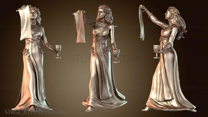 Статуэтки девушки Гетера Грациозная