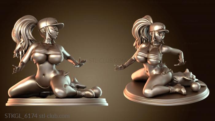 Статуэтки девушки Хильда Покемон