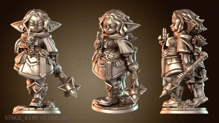 Статуэтки девушки Гоблин-священник Холли