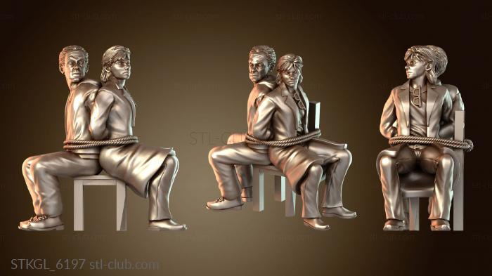 Статуэтки девушки Сцена с заложниками в Стокгольме