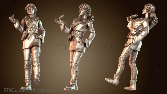 Статуэтки девушки Человек-волшебник Хейли