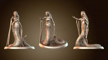 3D модель Мистическая гуманоидная Медуза (STL)