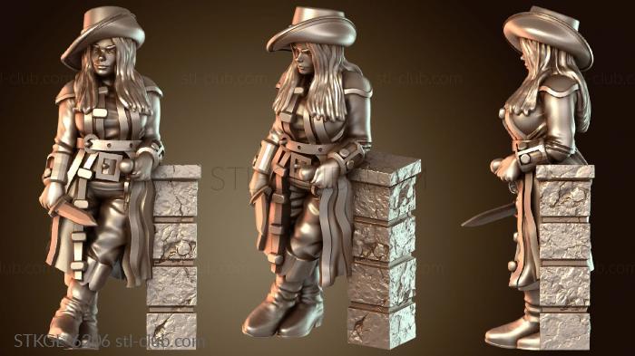 Статуэтки девушки Ян против Ктулху Энн Бонни Альт