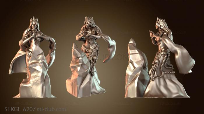 Статуэтки девушки Магия ледяной волшебницы