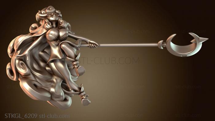 Статуэтки девушки Икари — ледяная ведьма-волшебница