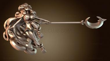 3D модель Икари — ледяная ведьма-волшебница (STL)