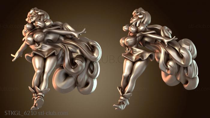 Статуэтки девушки Заклинатель Икари Ледяной Волшебник