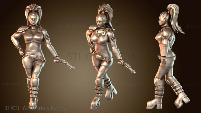 Статуэтки девушки Бесконечность Женщина-гангер