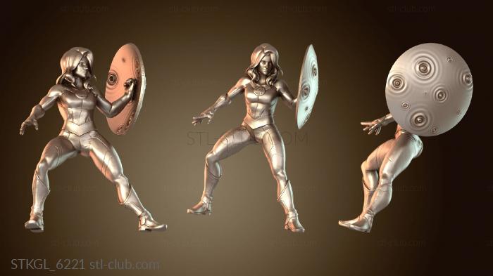 Статуэтки девушки Невидимый щит