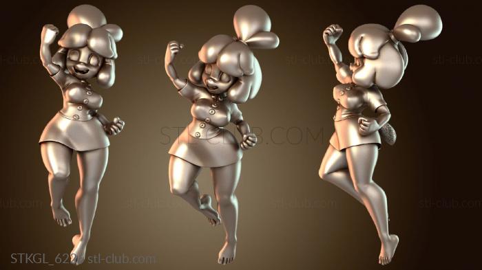 Статуэтки девушки Очаровательная Изабель Animal Crossing