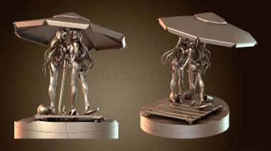 3D модель Пляжный день Иштар и Эрешкигаль (STL)