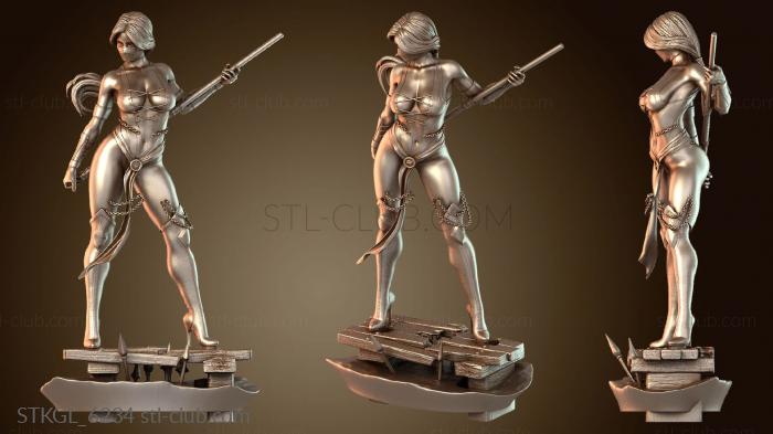 Статуэтки девушки Джейд Арм