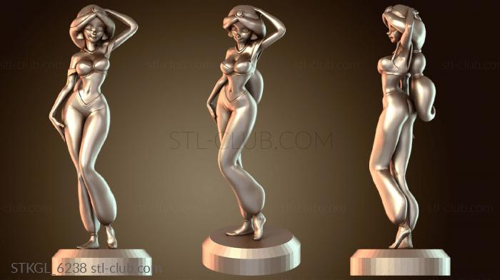 Статуэтки девушки Жасмин Принцесса Блю