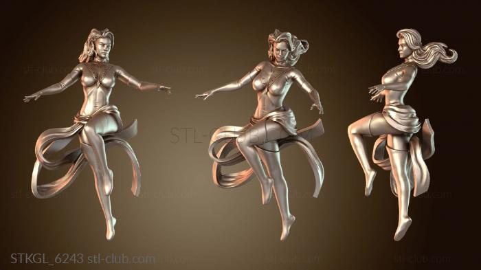 Статуэтки девушки Великолепная Джин Грей