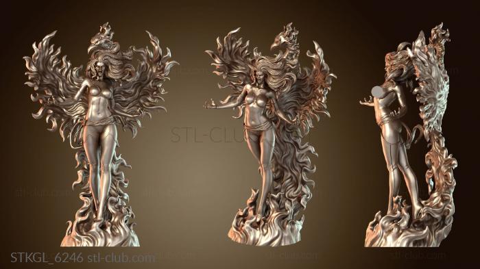 Статуэтки девушки Джин Грей Феникс