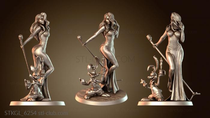 Статуэтки девушки Соблазнительная Джессика Рэббит