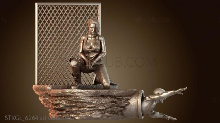 Статуэтки девушки Джилл Валентайн Resident Evil Arm