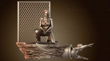 3D модель Джилл Валентайн Resident Evil Arm (STL)