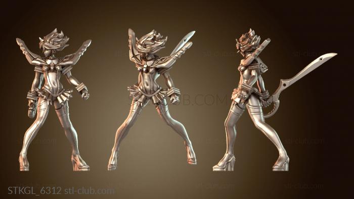 Статуэтки девушки Рюко Матой Kill La Kill Фигурка